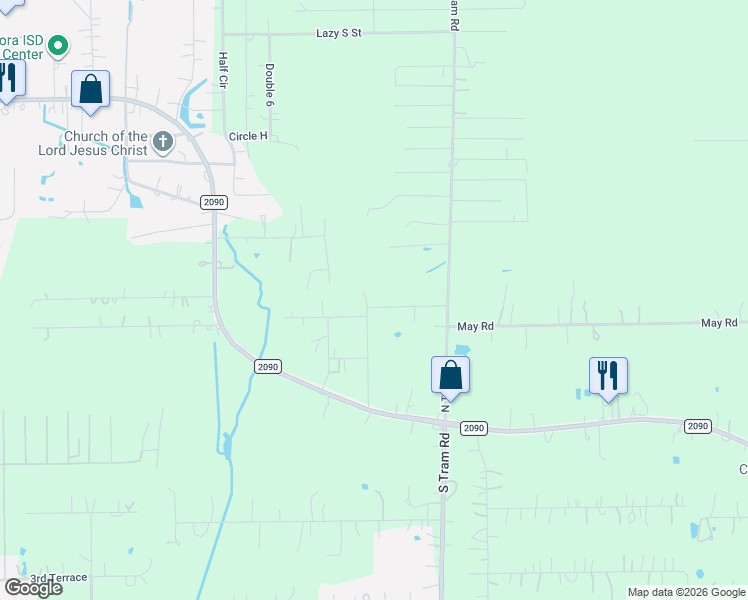 map of restaurants, bars, coffee shops, grocery stores, and more near 15063 Holly Drive in Splendora