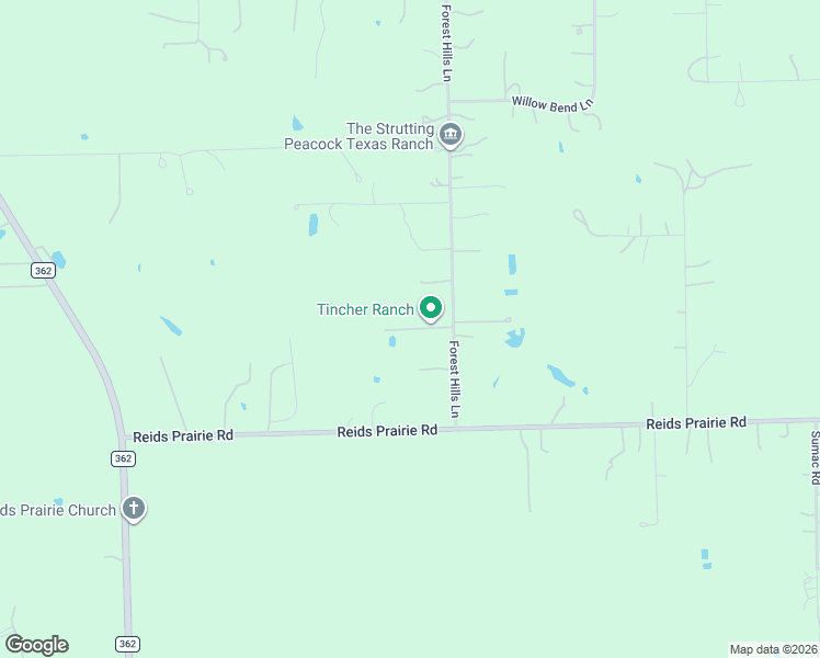 map of restaurants, bars, coffee shops, grocery stores, and more near 26237 Forest Hills Lane in Waller