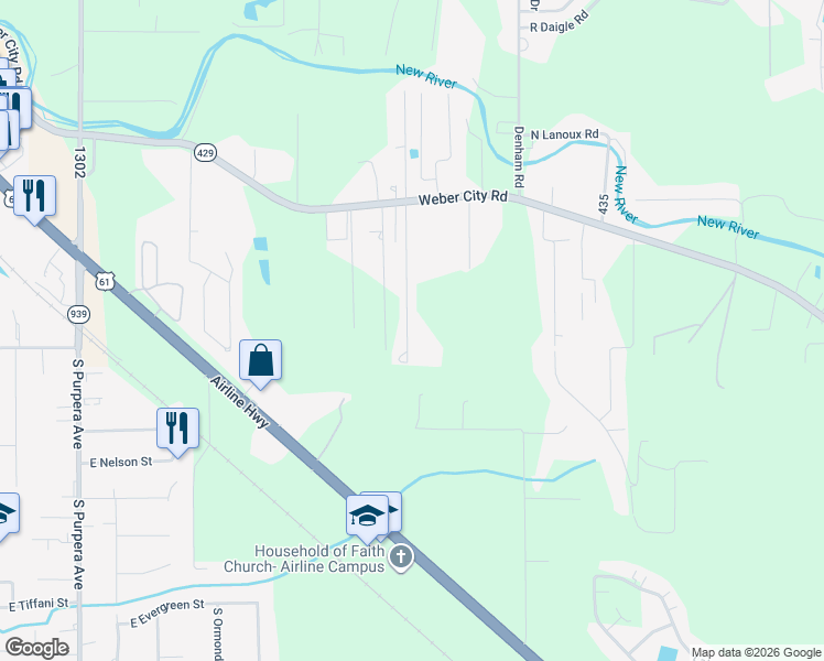 map of restaurants, bars, coffee shops, grocery stores, and more near 11030 Martin Road in Gonzales