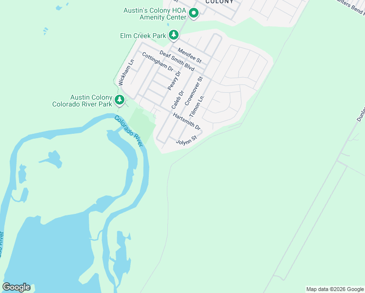 map of restaurants, bars, coffee shops, grocery stores, and more near 14913 Jolynn Street in Austin