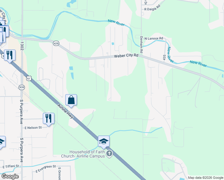 map of restaurants, bars, coffee shops, grocery stores, and more near 11030 Martin Road in Gonzales