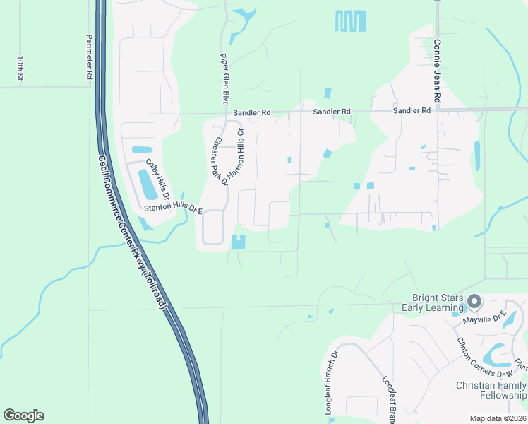 map of restaurants, bars, coffee shops, grocery stores, and more near 6590 Alvin Road in Jacksonville
