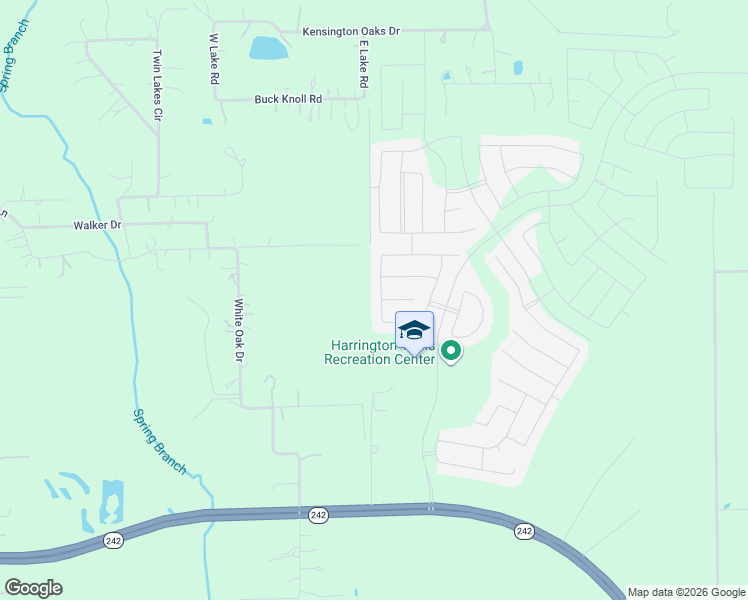 map of restaurants, bars, coffee shops, grocery stores, and more near 21683 White Oak Drive in Conroe