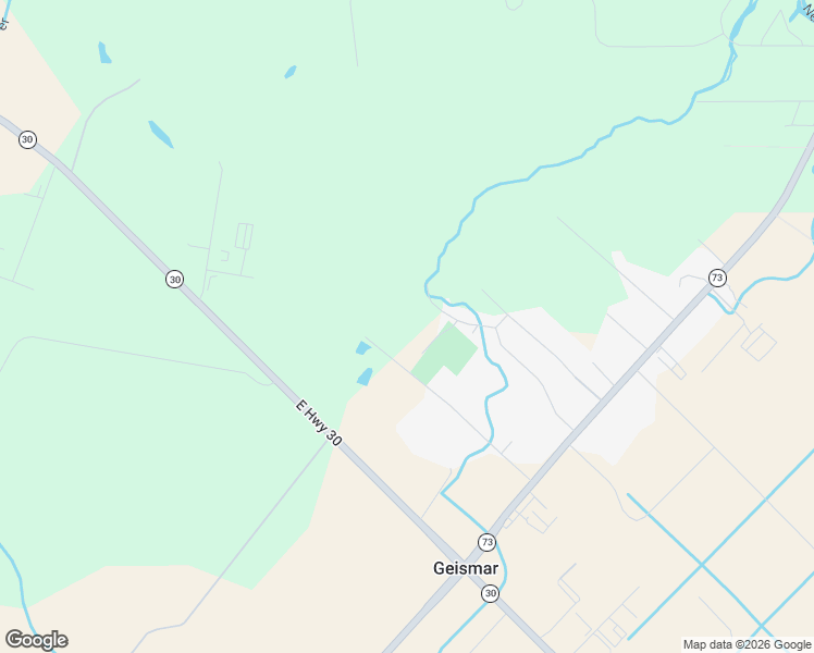 map of restaurants, bars, coffee shops, grocery stores, and more near 35601 River Oaks Road in Geismar