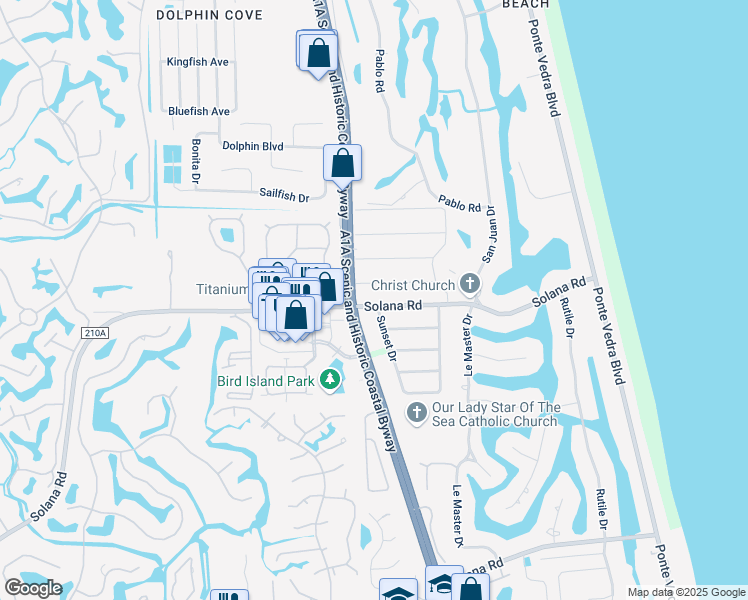 57 Solana Road, Ponte Vedra Beach FL Walk Score