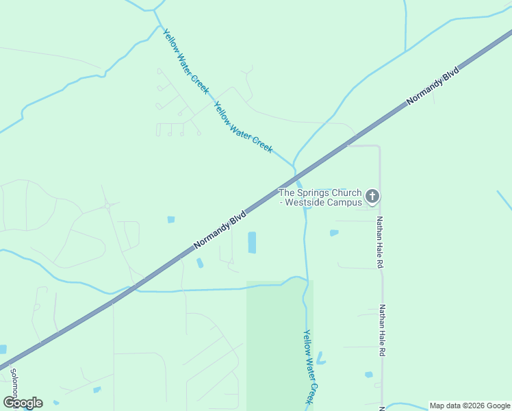 map of restaurants, bars, coffee shops, grocery stores, and more near 14380 Normandy Boulevard in Jacksonville