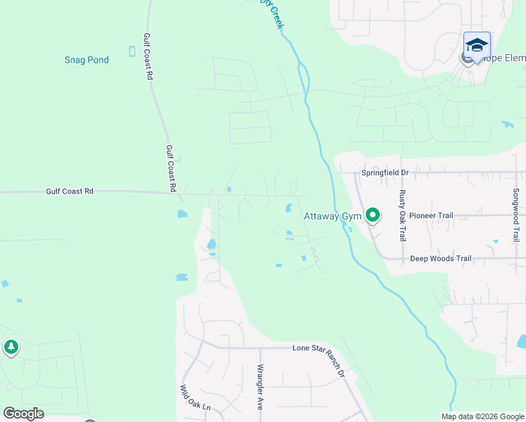 map of restaurants, bars, coffee shops, grocery stores, and more near 16512 Southern Pines Drive in Conroe