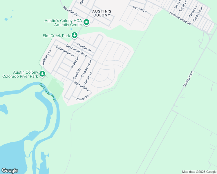 map of restaurants, bars, coffee shops, grocery stores, and more near 15109 Harkness Pass in Austin