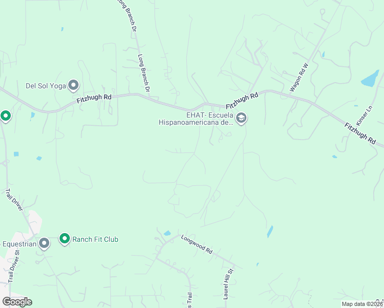 map of restaurants, bars, coffee shops, grocery stores, and more near 12605 Fitzhugh Road in Austin