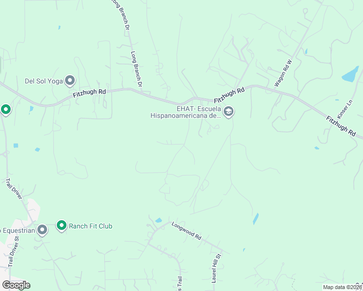 map of restaurants, bars, coffee shops, grocery stores, and more near 12605 Fitzhugh Road in Austin