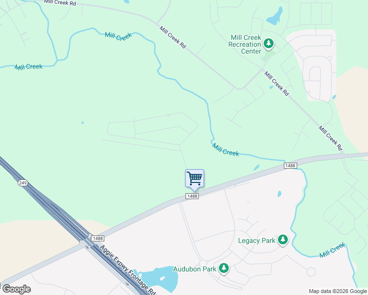 map of restaurants, bars, coffee shops, grocery stores, and more near 16015 South Ravenswood Drive in Magnolia