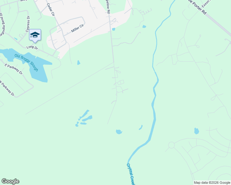 map of restaurants, bars, coffee shops, grocery stores, and more near 15311 Old Humble Pipeline Road in Conroe