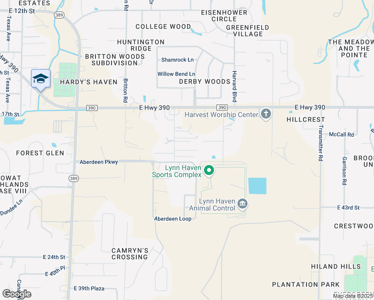map of restaurants, bars, coffee shops, grocery stores, and more near 4512 Carla Lane in Panama City