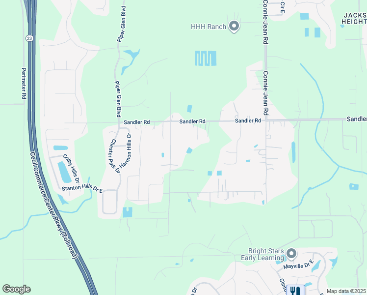 map of restaurants, bars, coffee shops, grocery stores, and more near 6555 Alvin Rd in Jacksonville