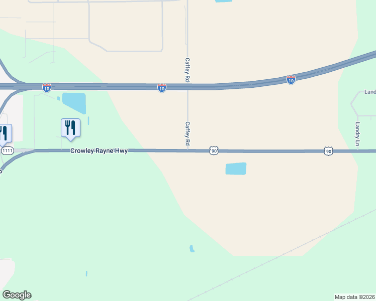 map of restaurants, bars, coffee shops, grocery stores, and more near 813 Crowley Rayne Highway in Rayne