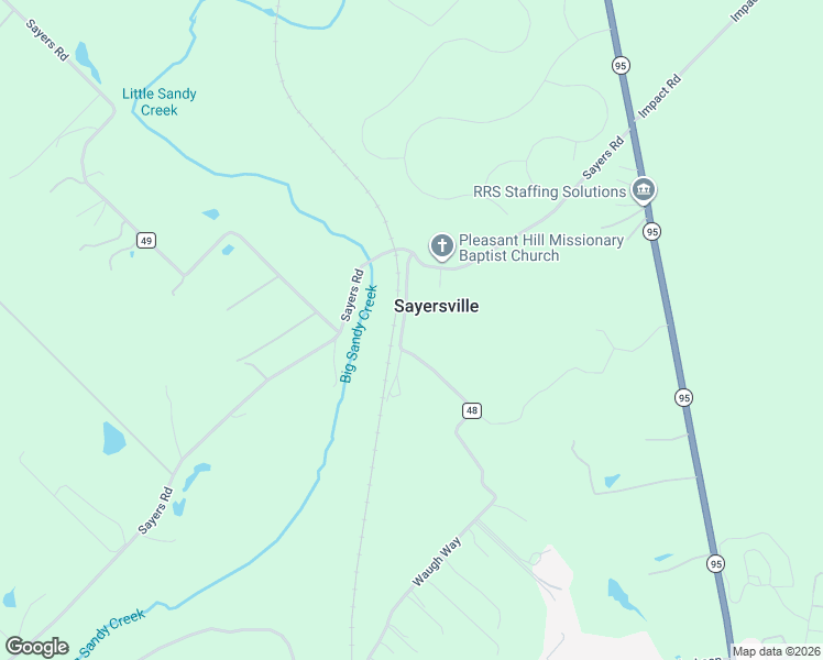 map of restaurants, bars, coffee shops, grocery stores, and more near 767 Waugh Way in Bastrop