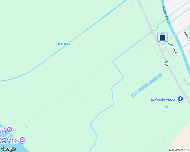 map of restaurants, bars, coffee shops, grocery stores, and more near 1151 Lake Martin Road in Breaux Bridge