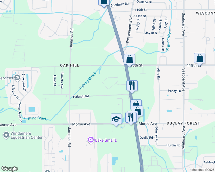 map of restaurants, bars, coffee shops, grocery stores, and more near 6099 Maggies Circle in Jacksonville