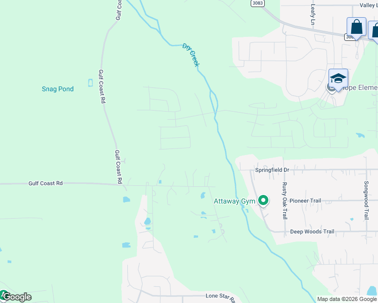 map of restaurants, bars, coffee shops, grocery stores, and more near 16261 Southern Pines Drive in Conroe