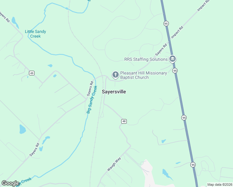 map of restaurants, bars, coffee shops, grocery stores, and more near 767 Waugh Way in Bastrop