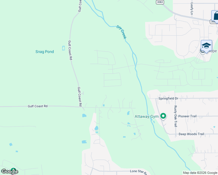 map of restaurants, bars, coffee shops, grocery stores, and more near 16093 Southern Pines Drive in Conroe