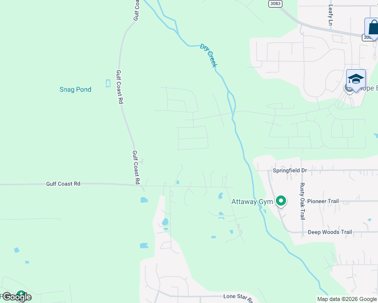 map of restaurants, bars, coffee shops, grocery stores, and more near 16093 Southern Pines Drive in Conroe