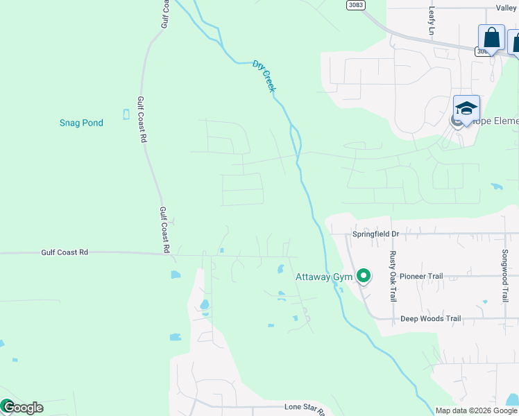 map of restaurants, bars, coffee shops, grocery stores, and more near 16261 Southern Pines Drive in Conroe