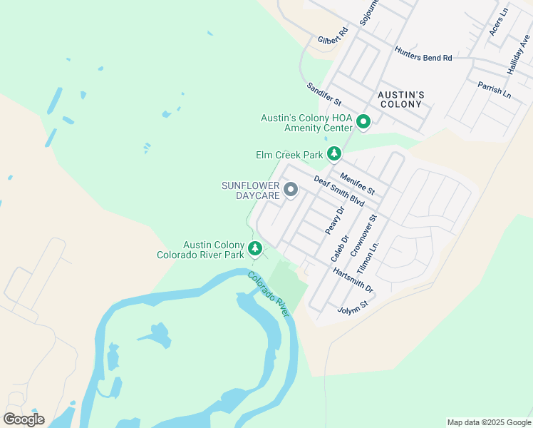 map of restaurants, bars, coffee shops, grocery stores, and more near 3206 Wickham Lane in Austin
