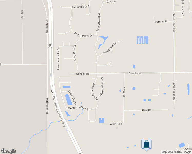 map of restaurants, bars, coffee shops, grocery stores, and more near 10621 Chester Park Court in Jacksonville