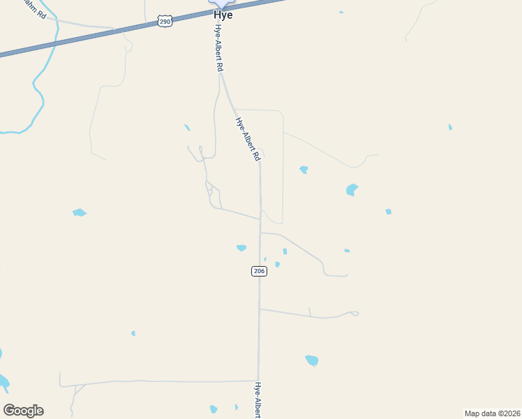 map of restaurants, bars, coffee shops, grocery stores, and more near 958 Hye-Albert Road in Hye