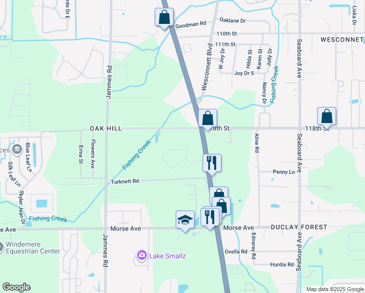map of restaurants, bars, coffee shops, grocery stores, and more near 6063 Maggies Circle in Jacksonville