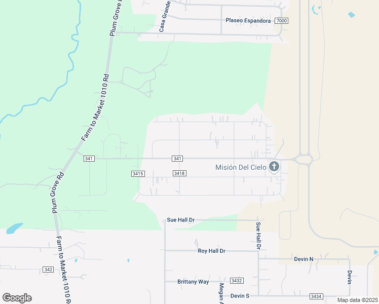 map of restaurants, bars, coffee shops, grocery stores, and more near 548 County Road 341 in Patton Village
