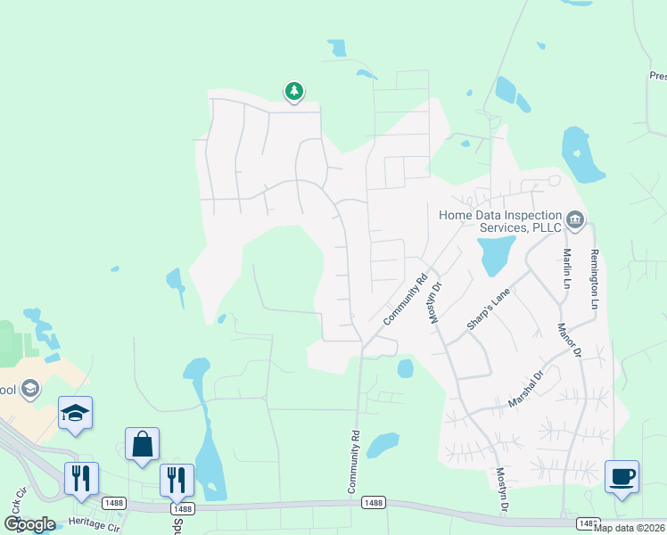 map of restaurants, bars, coffee shops, grocery stores, and more near 12611 Walther Court in Magnolia