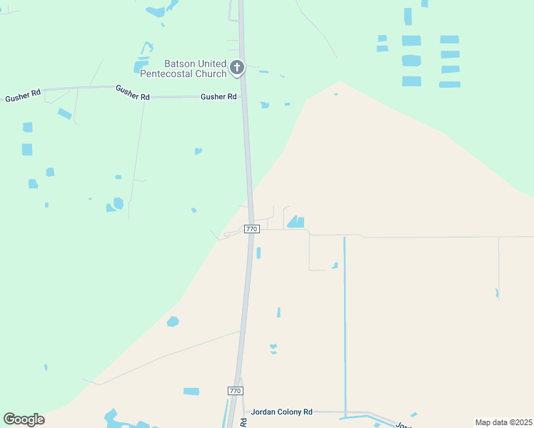 map of restaurants, bars, coffee shops, grocery stores, and more near Highway 770 in Batson
