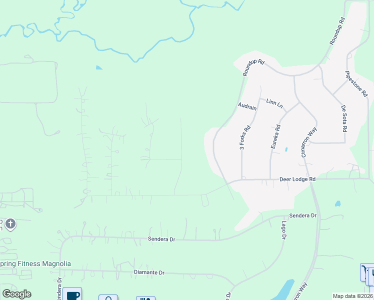 map of restaurants, bars, coffee shops, grocery stores, and more near 40222 Colfax Road in Magnolia