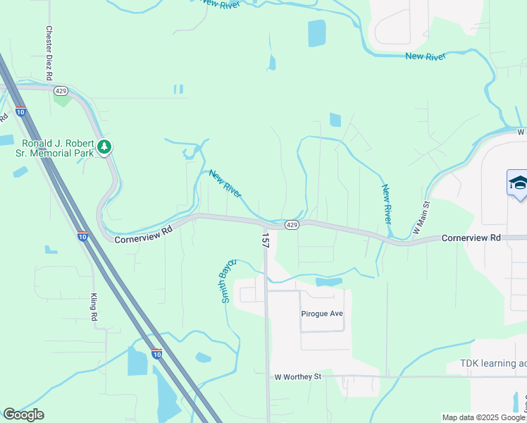map of restaurants, bars, coffee shops, grocery stores, and more near 38536 Cornerview Road in Gonzales