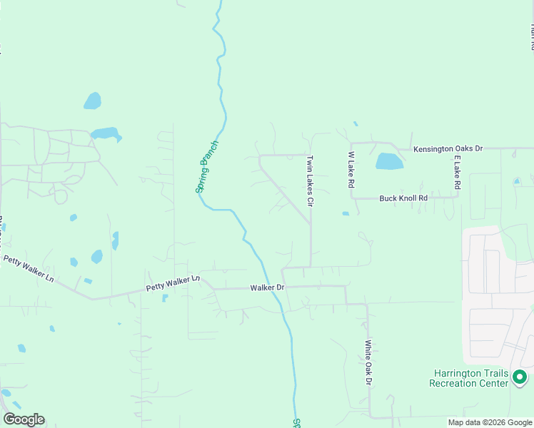 map of restaurants, bars, coffee shops, grocery stores, and more near 14373 Twin Lakes Circle in Conroe