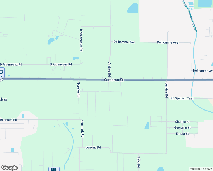 map of restaurants, bars, coffee shops, grocery stores, and more near 7003 Cameron Street in Duson