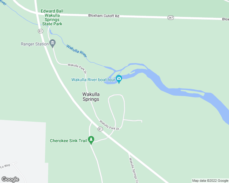 map of restaurants, bars, coffee shops, grocery stores, and more near 465 Wakulla Park Drive in Crawfordville