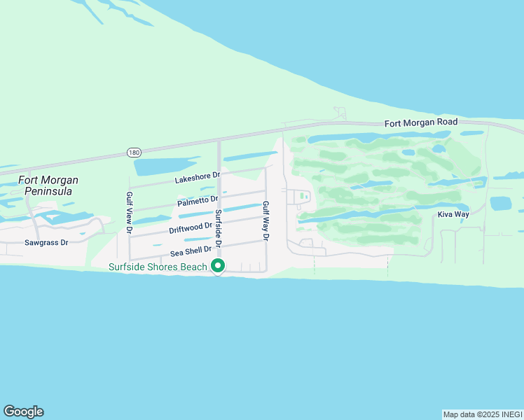 map of restaurants, bars, coffee shops, grocery stores, and more near 692 Gulf Way Drive in Gulf Shores