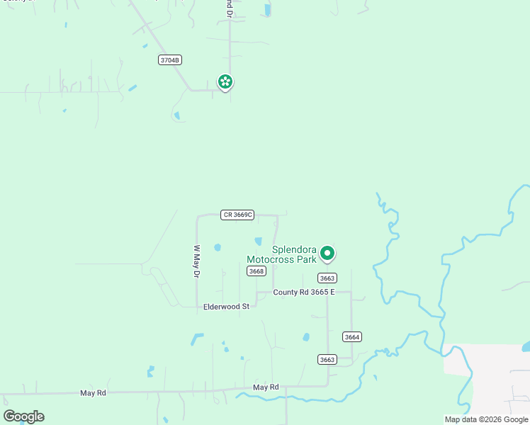 map of restaurants, bars, coffee shops, grocery stores, and more near 241 County Road 3667 in Splendora