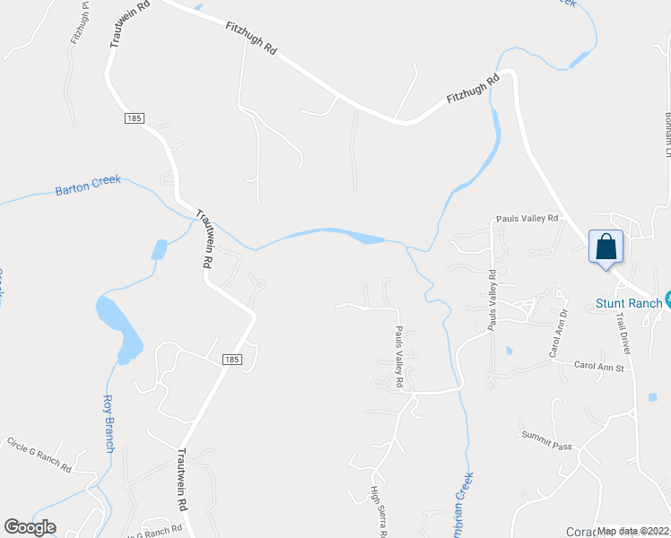 map of restaurants, bars, coffee shops, grocery stores, and more near 12730 Pauls Valley Road in Austin