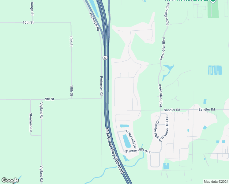 map of restaurants, bars, coffee shops, grocery stores, and more near 5944 Lawsonia Links Drive in Jacksonville