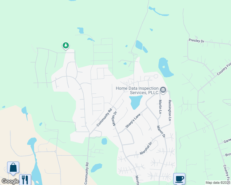 map of restaurants, bars, coffee shops, grocery stores, and more near 12623 Mostyn Lane in Magnolia