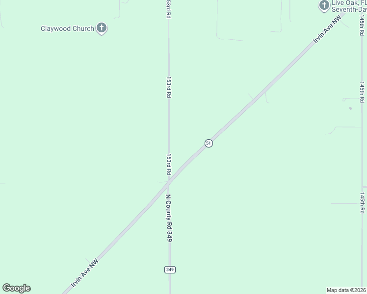 map of restaurants, bars, coffee shops, grocery stores, and more near 11682 153rd Rd in Live Oak