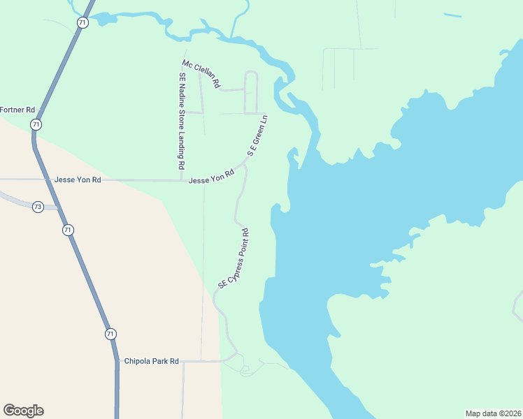 map of restaurants, bars, coffee shops, grocery stores, and more near 2533 Southeast Cypress Point Road in Kinard