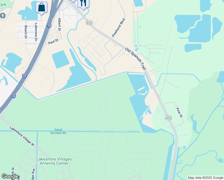 map of restaurants, bars, coffee shops, grocery stores, and more near 210 Long Street in Slidell