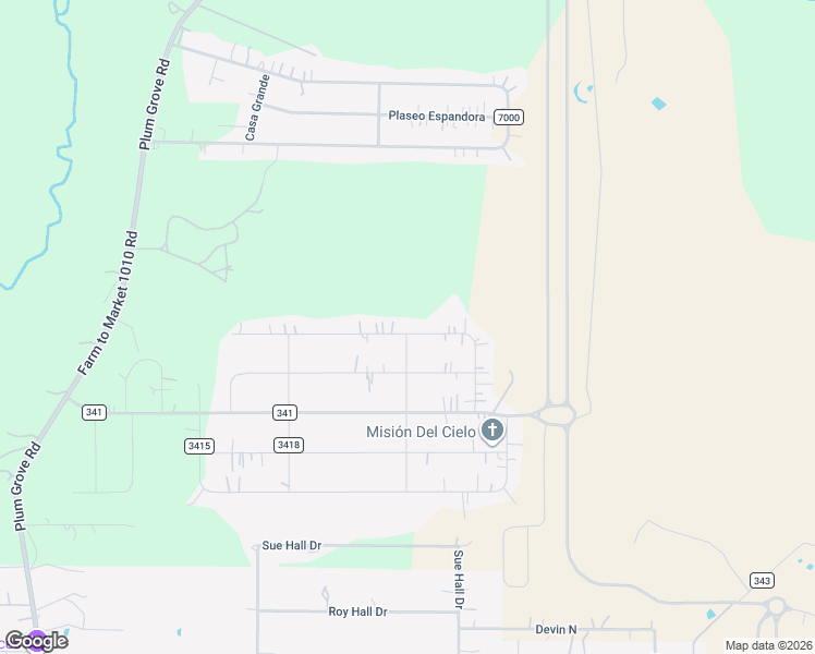 map of restaurants, bars, coffee shops, grocery stores, and more near 358 Road 3416 in Cleveland