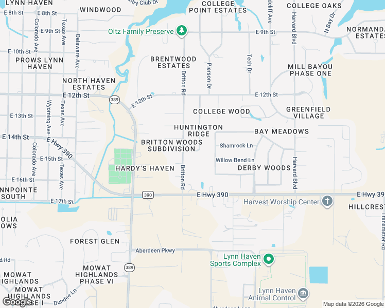 map of restaurants, bars, coffee shops, grocery stores, and more near 311 Britton Rd in Lynn Haven