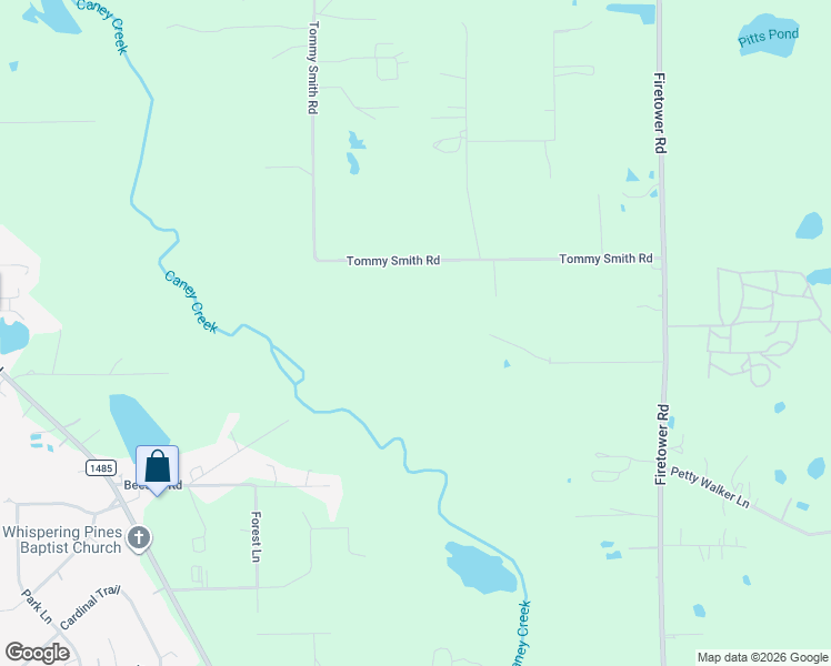 map of restaurants, bars, coffee shops, grocery stores, and more near 15056 Tommy Smith Road in Conroe